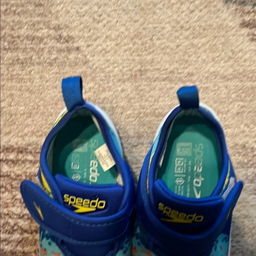 Speedo Kids Water Shoes - Blue and Yellow